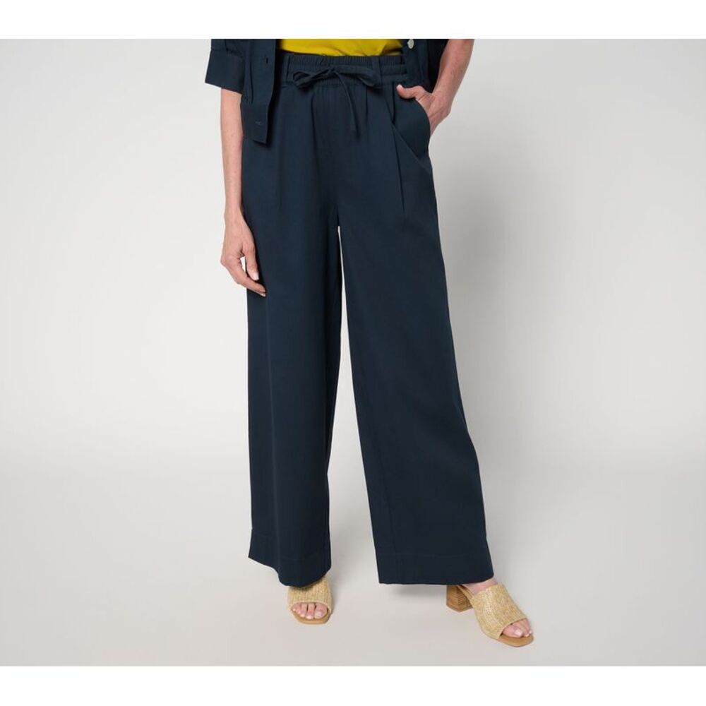 Gloria Vanderbilt Women's Petite Pants PL Twill Straight Leg Safari Blue A697403